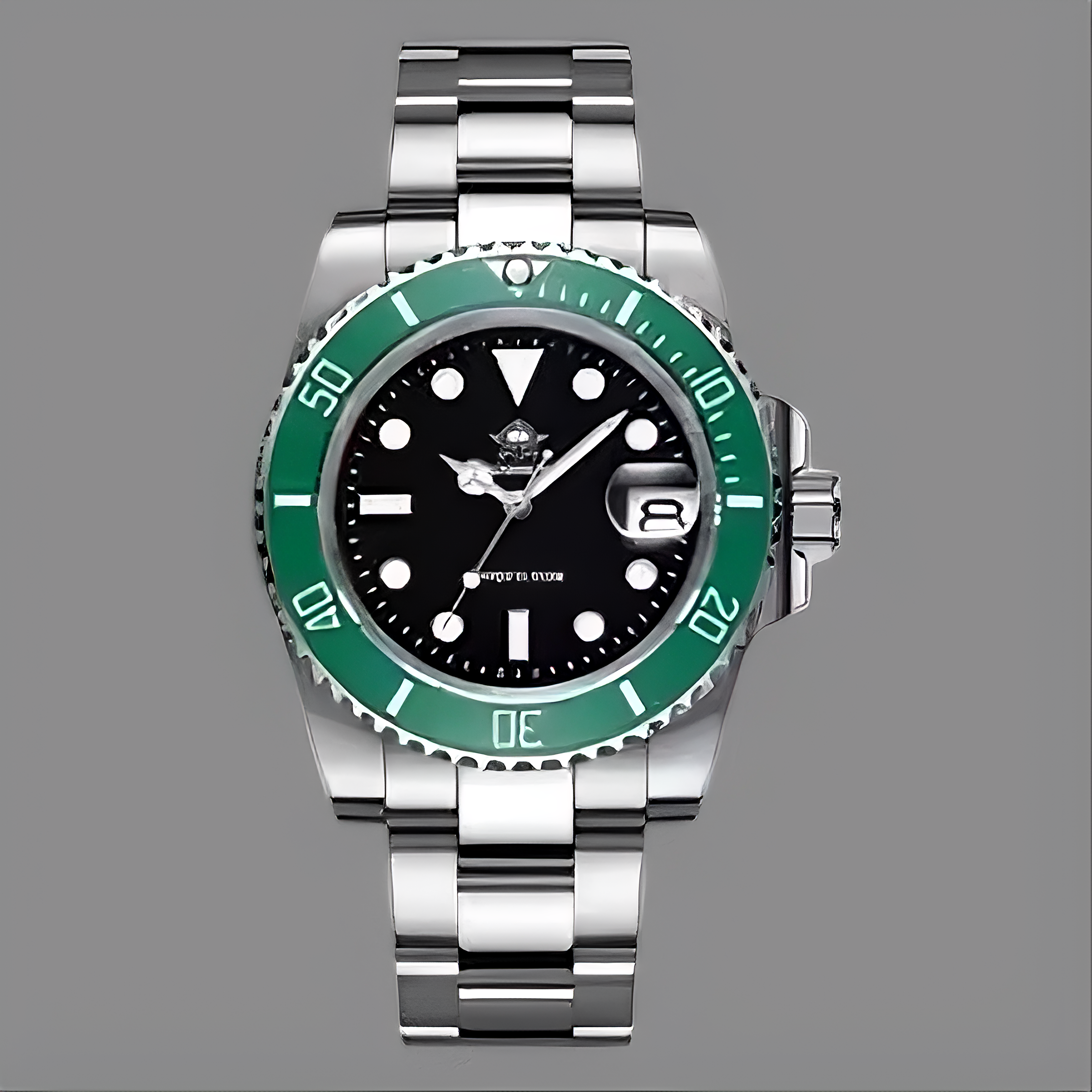 ADDIESDIVE 41mm Diver - Green Ceramic Bezel